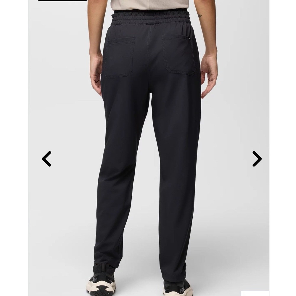 prAna NEW Wonderland Rocks Pant Womens Medium Black Pull On Stretch Outdoor - Picture 4 of 15